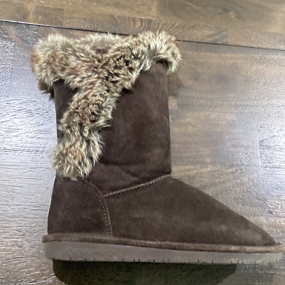 Bearpaw Women Tabatha 2468w Chocolate 205 Size 9 Womens Boots - Picture 3 of 12